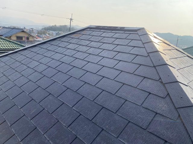 加古川市の雨漏りしていたスレート屋根